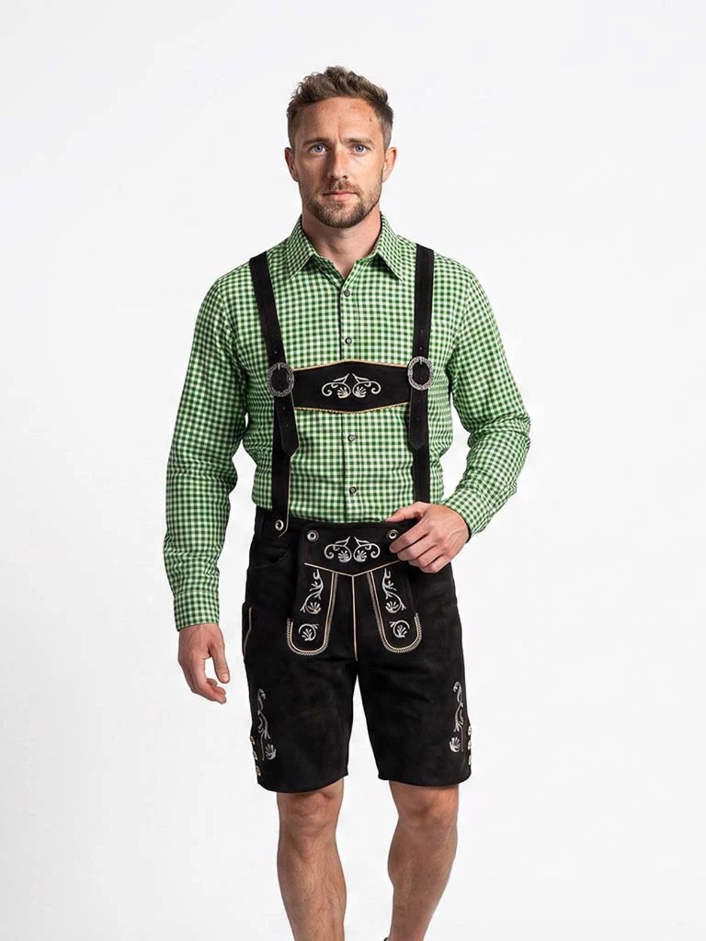 Men's German
Oktoberfest Shirt
Green Checked
Bavarian Shirt - Picture 5 of 15